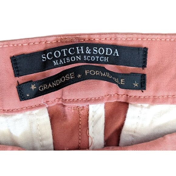 Scotch & Soda Maison Scotch Coral Slim Chino Pants Size 25/32 - Picture 3 of 7